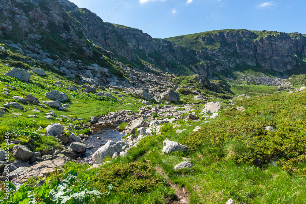 Naklejka premium The Seven Rila Lakes, Rila Mountain, Bulgaria