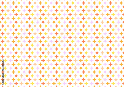 Abstract vector pattern with cute star elements. Modern stylish background.