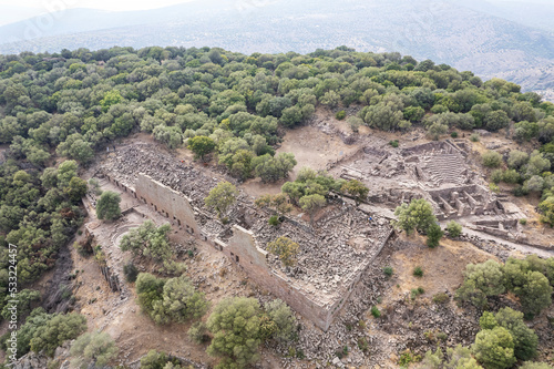 Принти на полотні Aigai Ancient City ruins, the city is one of the 12 Aiol cities in Western Anatolia