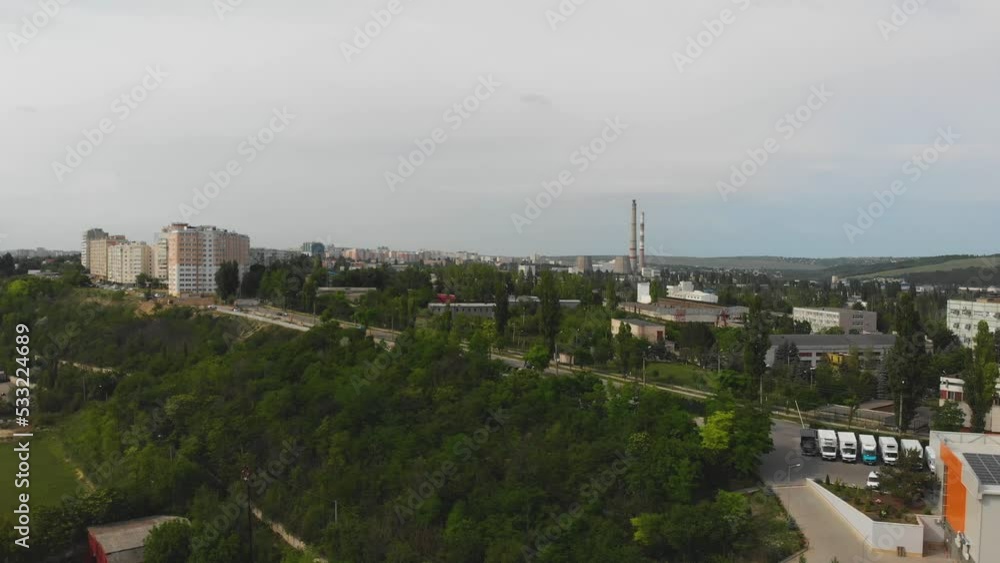Aerial View Of Chisinau City Aerial View Of Chisinau City