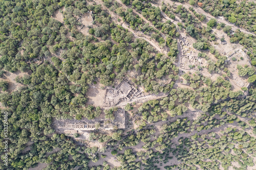 фотографія Aigai Ancient City ruins, the city is one of the 12 Aiol cities in Western Anatolia