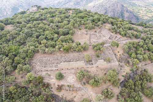Принти на полотні Aigai Ancient City ruins, the city is one of the 12 Aiol cities in Western Anatolia
