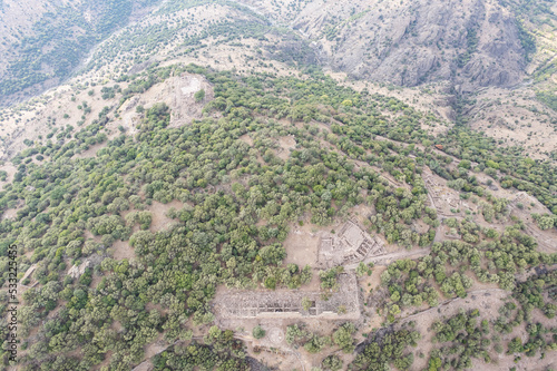 Принти на полотні Aigai Ancient City ruins, the city is one of the 12 Aiol cities in Western Anatolia