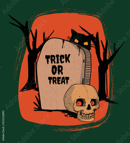 halloween celebration vector design illustration