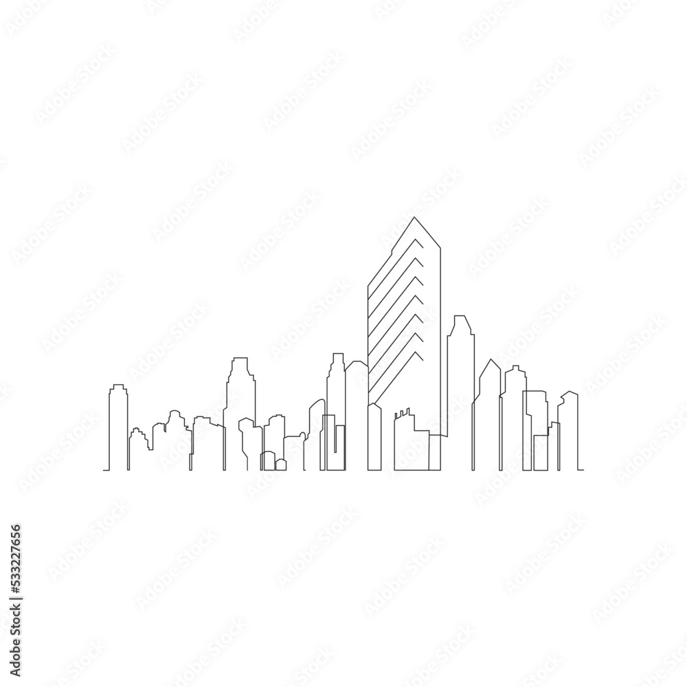 city ​​icon vector