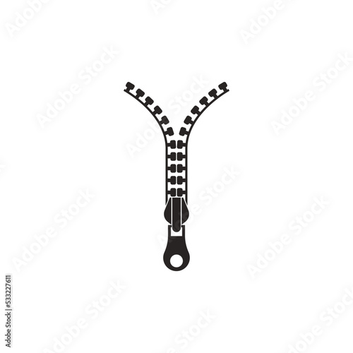 zipper vector icon