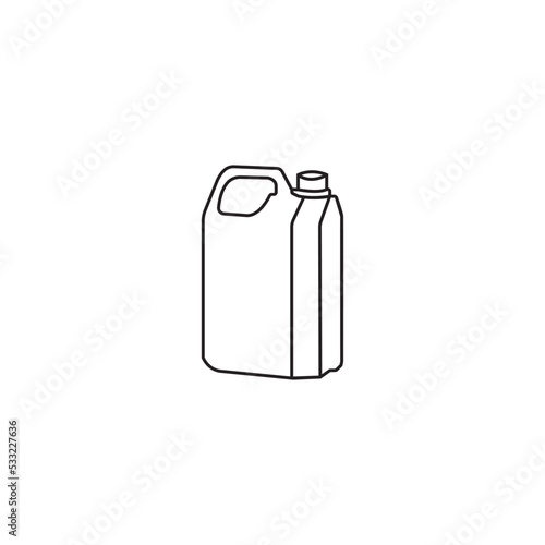 canister vector icon