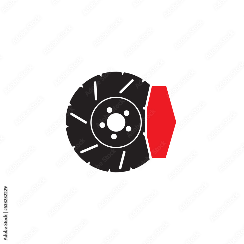 disc brakes icon logo vector design template disc brakes icon logo vector design template