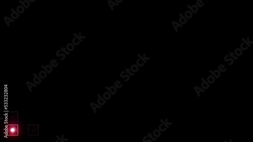 flashing Led wall light. Animation of flashing light bulbs on led wall or projectors for stage lights. Flashes on 26 different screens  4K video
