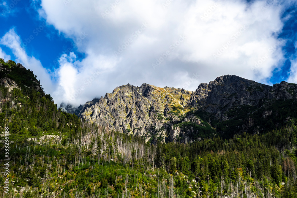 High mountain nature High Tatras Slovakia High mountain nature High Tatras Slovakia