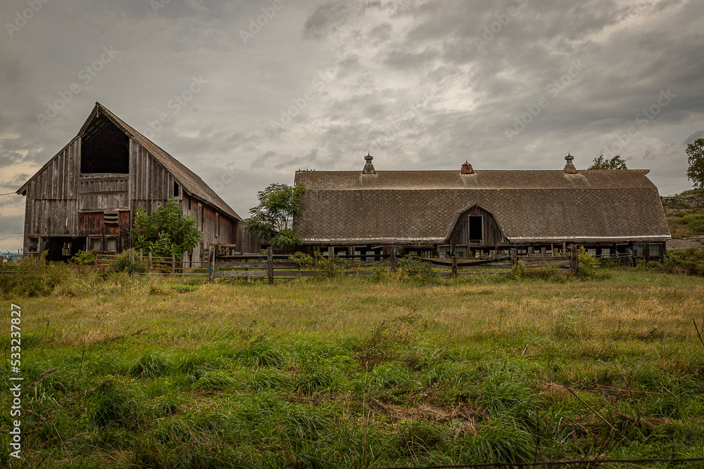 Abandoned barn in rural northwest New Jersey