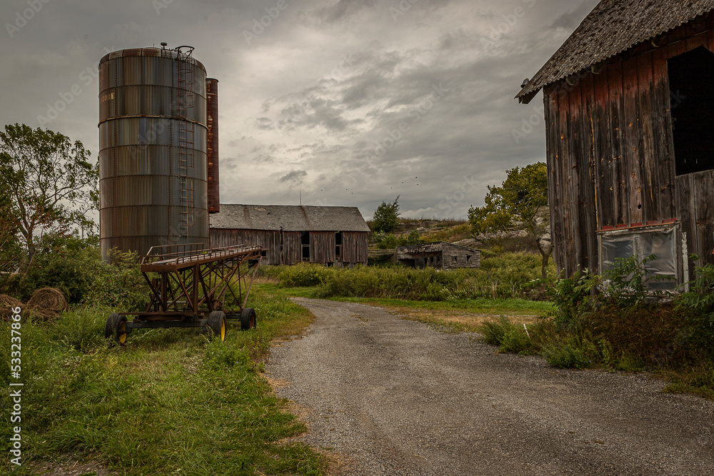 Abandoned barn in rural northwest New Jersey