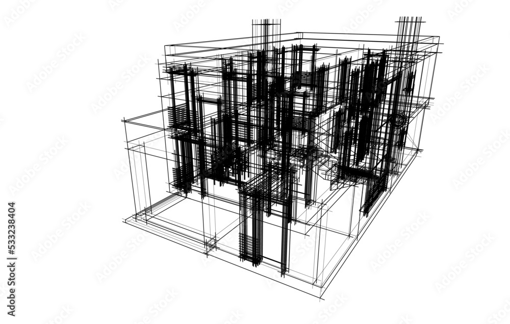 Architectural drawing of a house Architectural drawing of a house