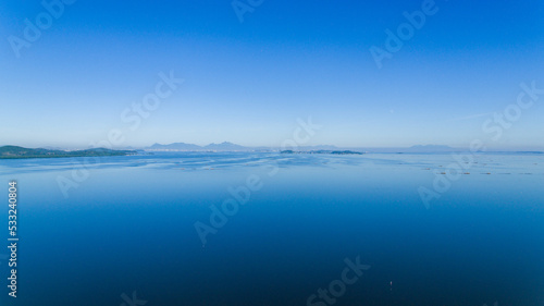 Aerial view of Guanabara Bay, one of Rio de Janeiro's postcards