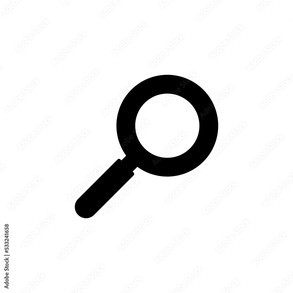 Search icon vector for web and mobile app. search magnifying glass sign and symbol Search icon vector for web and mobile app. search magnifying glass sign and symbol