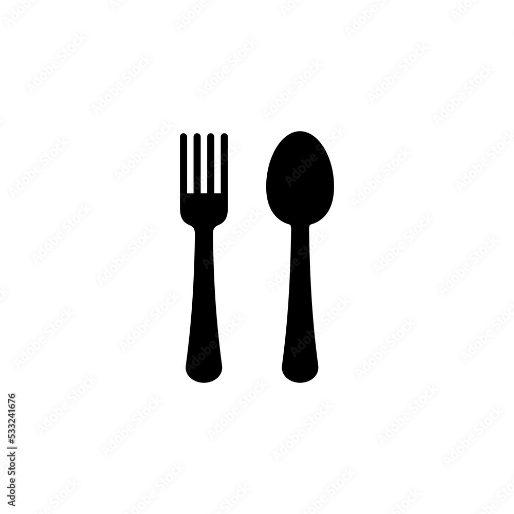 spoon and fork icon vector for web and mobile app. spoon, fork and knife icon vector. restaurant sign and symbol spoon and fork icon vector for web and mobile app. spoon, fork and knife icon vector. restaurant sign and symbol