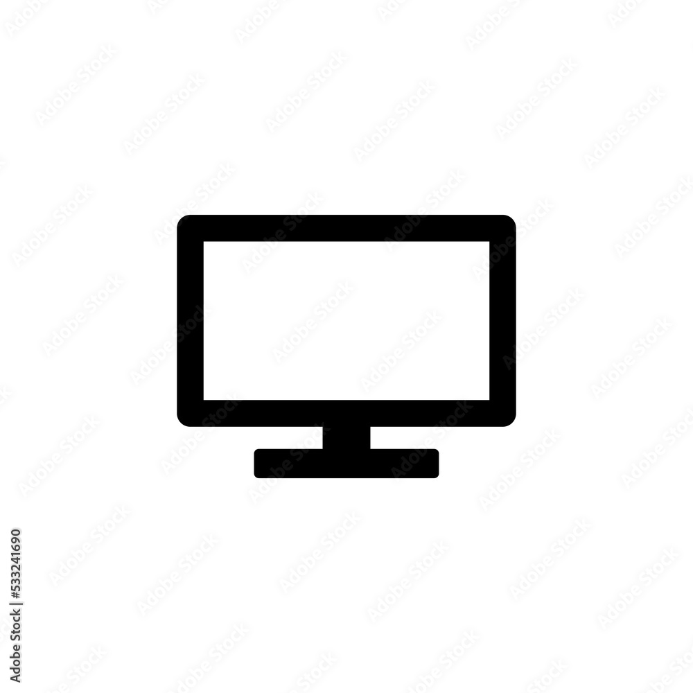 Tv icon vector for web and mobile app. television sign and symbol Tv icon vector for web and mobile app. television sign and symbol