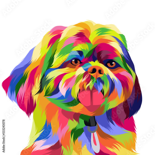 Animal pop art illustrations