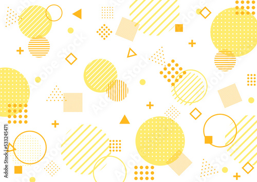 abstract background with yellow geometric patterns