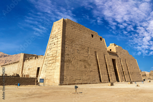 Medinet Habu temple in Luxor