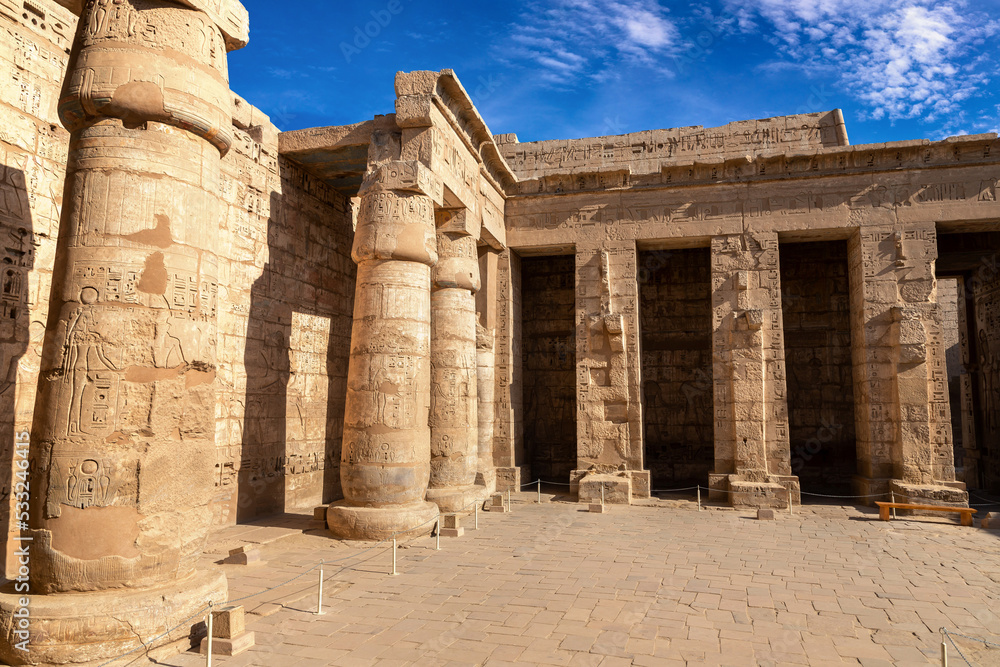 Medinet Habu temple in Luxor