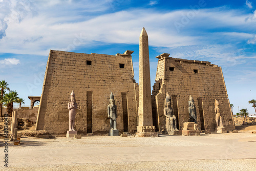 Luxor Temple in Luxor, Egypt photo