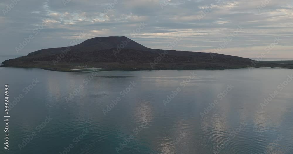 Aerial Establishing Shot of Isla Coronado, Exotic Travel Destination in Baja California, Mexico Aerial Establishing Shot of Isla Coronado, Exotic Travel Destination in Baja California, Mexico
