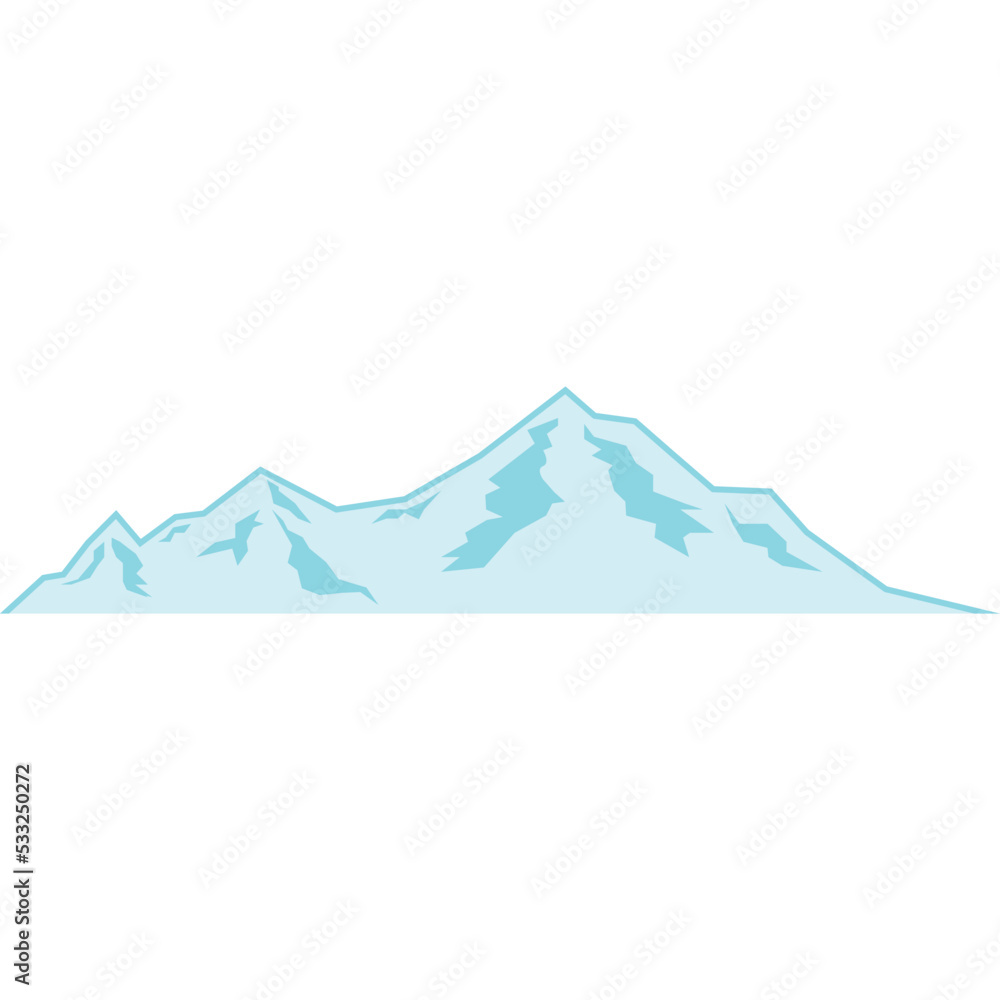 mountain element vector illustration design template