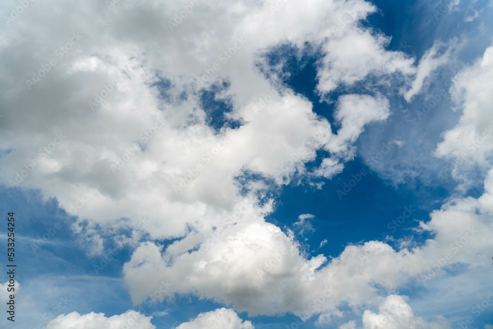 Obraz premium 青空と白い雲