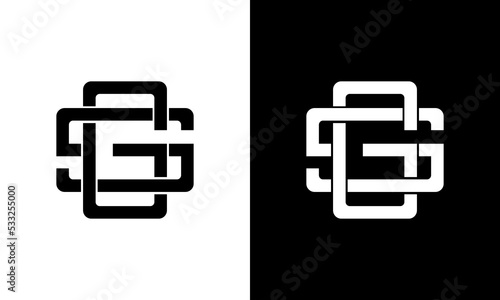 letter gs logo design