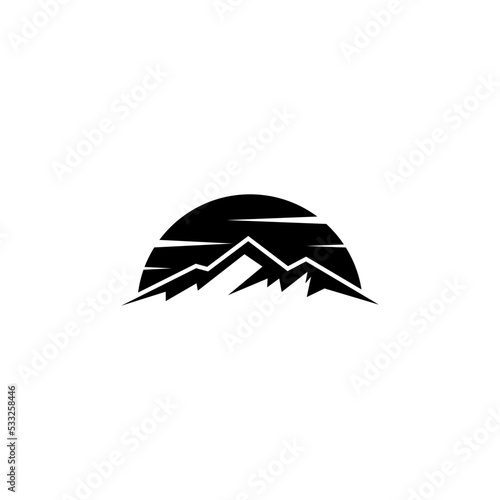 Mountain icon vector design templates