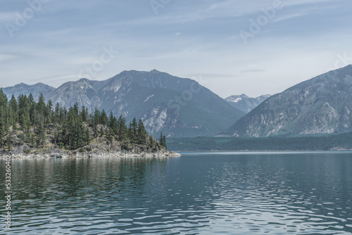 Crossing the Upper Arrow lake.