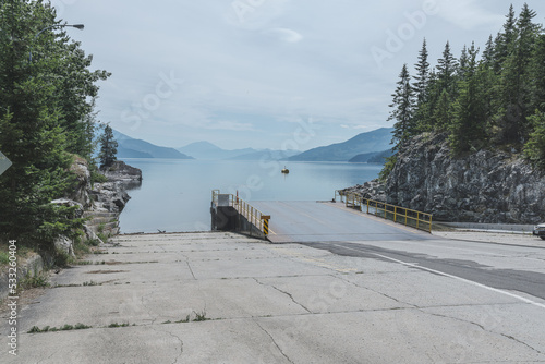 At the lake ferry terminal 