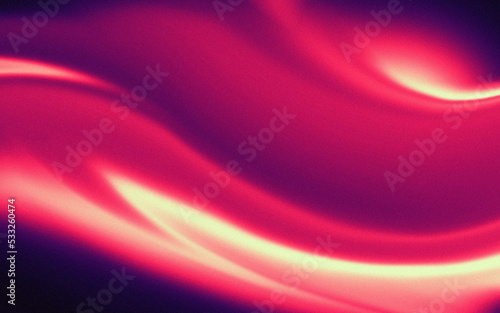 Abstract red fluid gradient banner background template. Noise grainy wavy wallpaper.