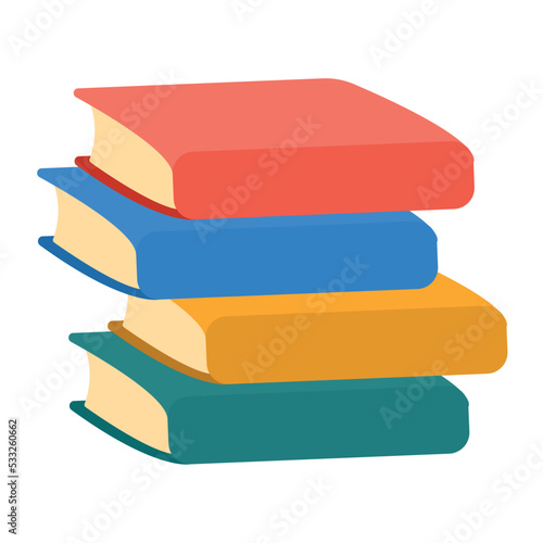pile text books library