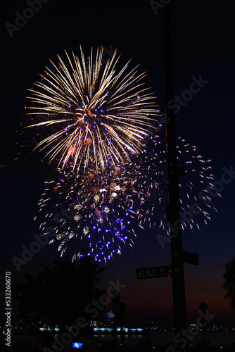 Fireworks festival in Vancouver
