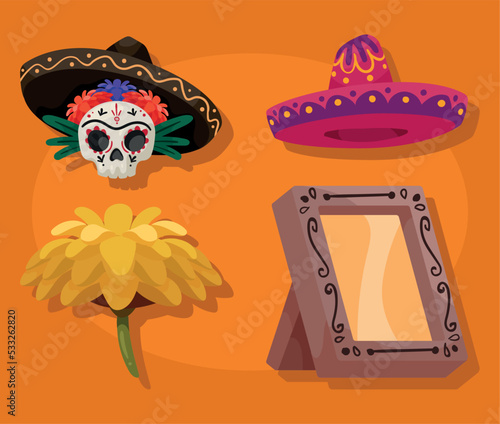 dia de los muertos items