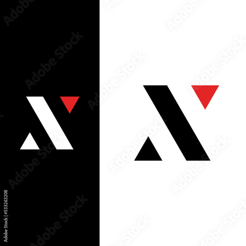 Minimal vector graphic alphabet symbol. The letter X logo