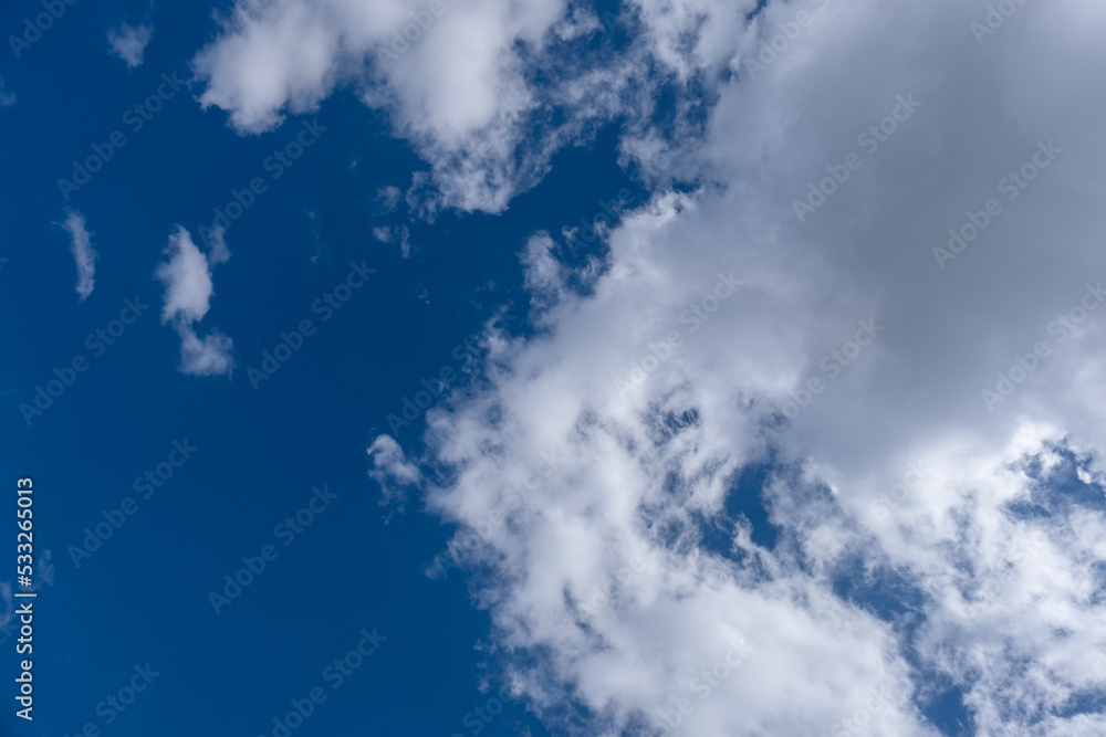 white clouds in the blue sky. cumulus. white clouds in the blue sky. cumulus.