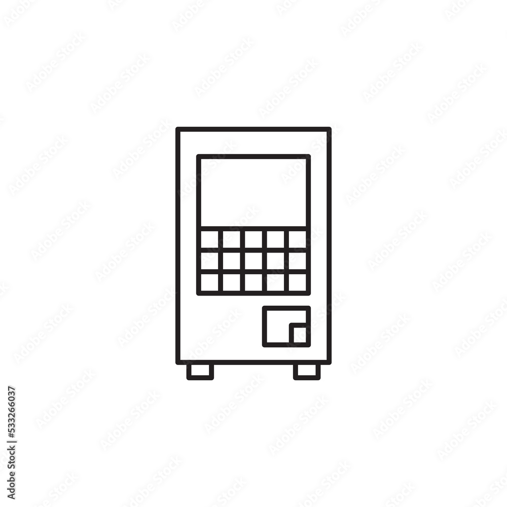 vending machine vector for website symbol icon presentation vending machine vector for website symbol icon presentation