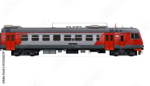 Commuter Train Isolated