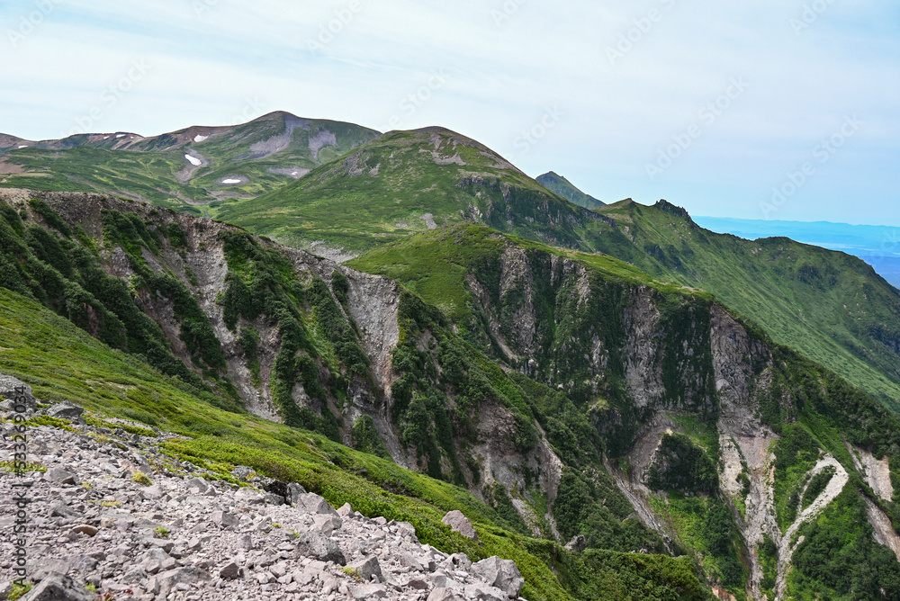 Fototapeta premium 大雪山の雄大な風景