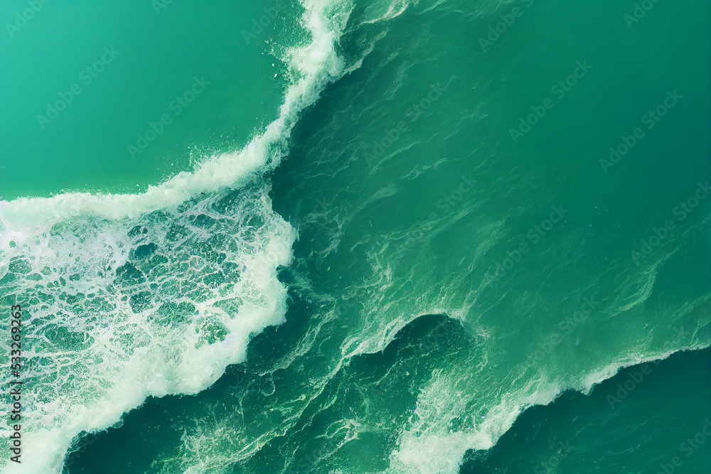 Fototapeta premium waves on the sea