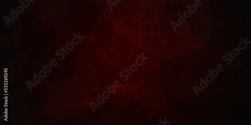 Red stone grunge backdrop texture and Red grunge textured wall background. Red grunge halloween background. cracked panorama marble texture surface red grunge wall background.