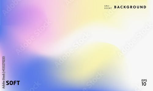 Abstract trendy in blending gradient color for background. Smooth minimalist color texture for poster template, cover, presentation, web and creative print.