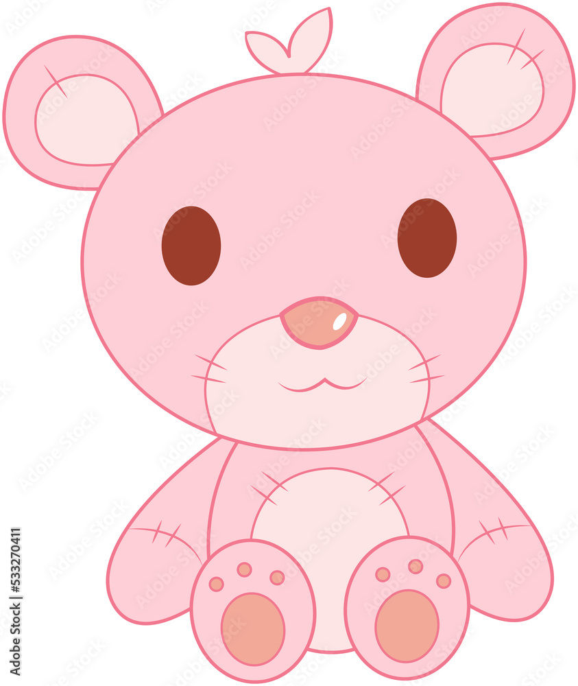 Fototapeta premium Cartoon Teddy Bear 