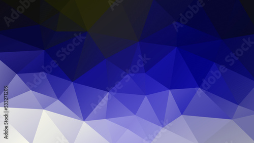Vector low poly blurred flag of Estonia. Stylized Estonian flag. Polygonal geometric illustration. Patriotic background