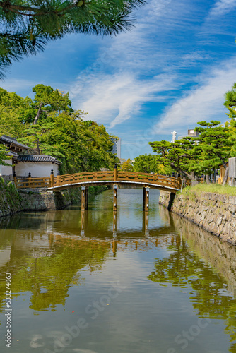 和歌山城 一の橋と大手門