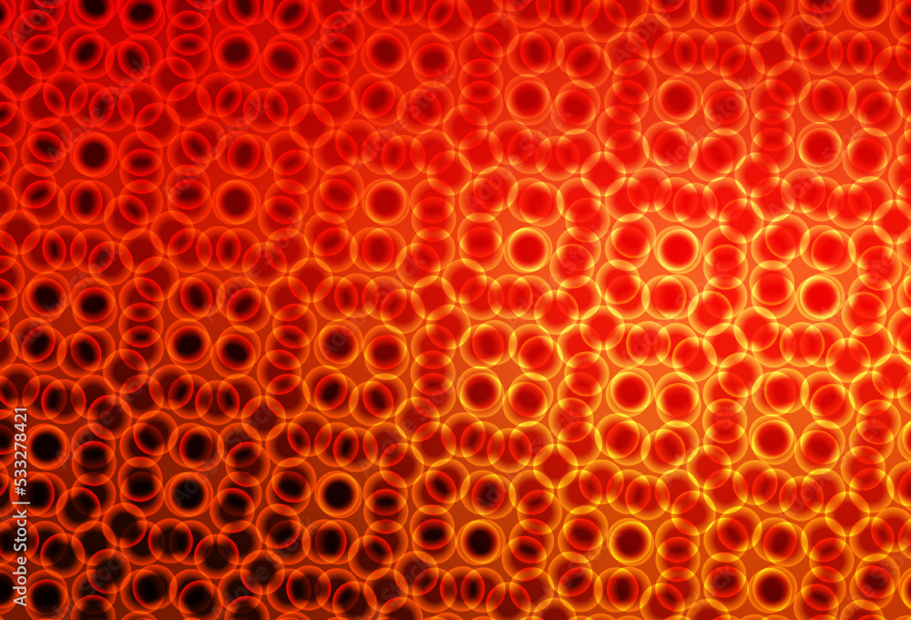 Light Red vector layout with circle shapes. Light Red vector layout with circle shapes.