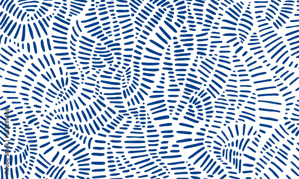 Abstract line in Trendy backgrounds hand drawn illustration with retro and vintage patterns style